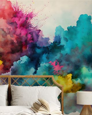 Rainbow of Emotions Abstract Wallpaper