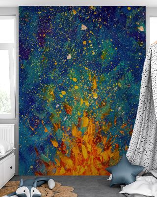 Sparks And Stars Abstract Wallpaper