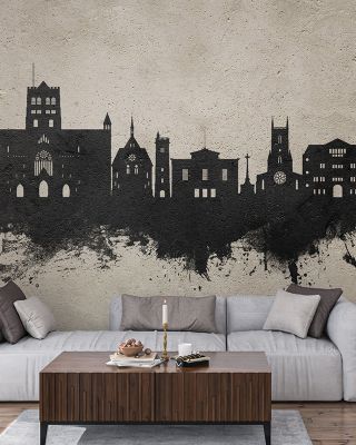 St Albans England Skyline Concrete Wallpaper