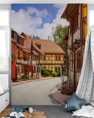 Stolberg Facades Scenic Wallpaper