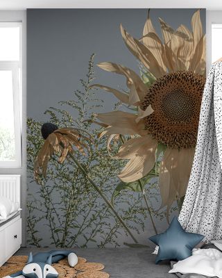 Sunflower Floral Wallpaper