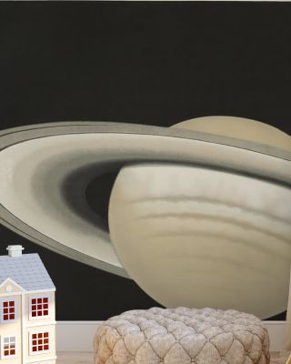 The Planet Saturn - Framed Wallpaper