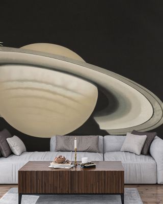 The Planet Saturn - Framed Wallpaper