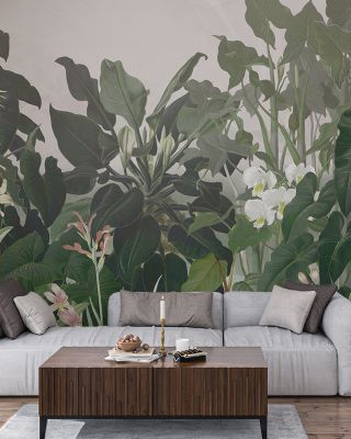 Walking to the Tropics Green Scenic Wallpaper