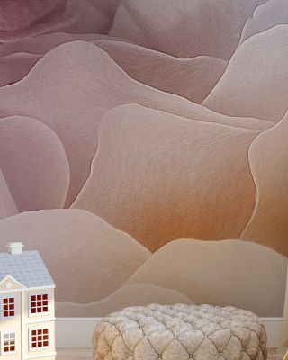 White Cradle Abstract Wallpaper