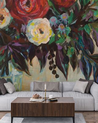 Winter Floral Wallpaper