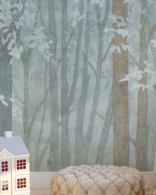 Winter Woodland Scenic Wallpaper