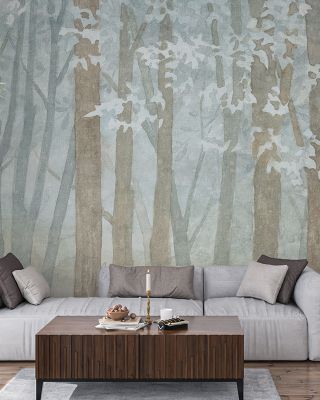 Winter Woodland Scenic Wallpaper