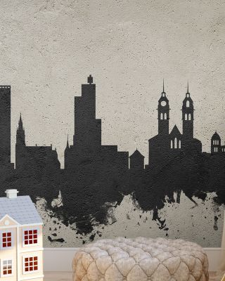 Wintherthur Switzerland Skyline Concrete Wallpaper