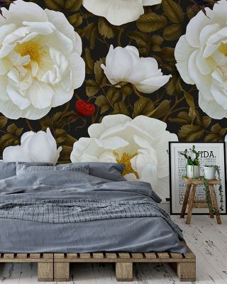 Lovely Flowers Romantic Floral Wallpaper