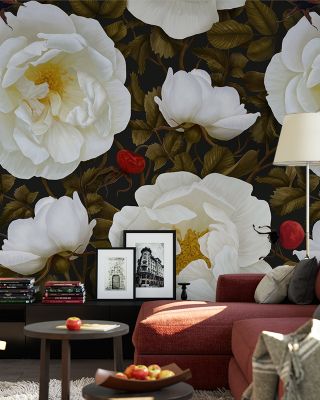 Lovely Flowers Romantic Floral Wallpaper