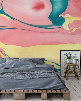 Marbled Pink Elegant Marble Wallpaper