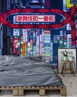 Shinjuku Nights Tokyo Skyline Wallpaper