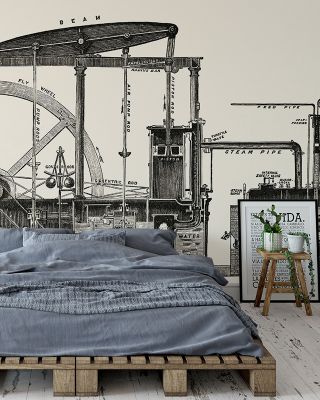 Steampunk Industrial Revolution Wallpaper
