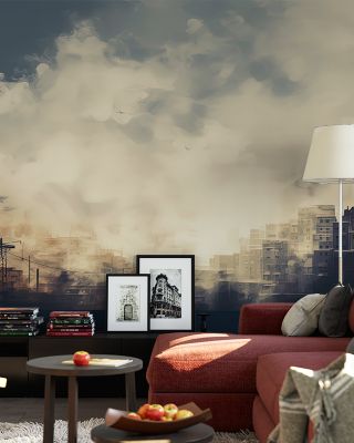 Sunny Cloudy Weather Atmospheric Wallpaper