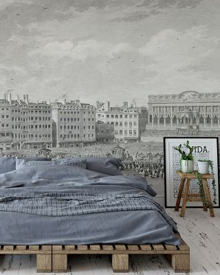 The Arrival Of The Queen At The Hotel de Ville, Paris Historical Wallpaper