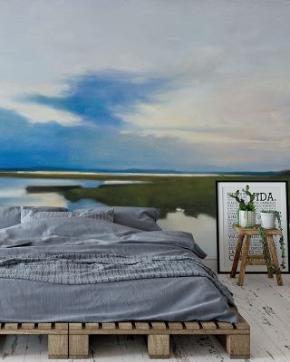 The Point Modern Art Wallpaper