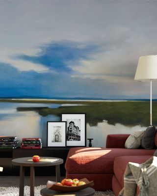 The Point Modern Art Wallpaper