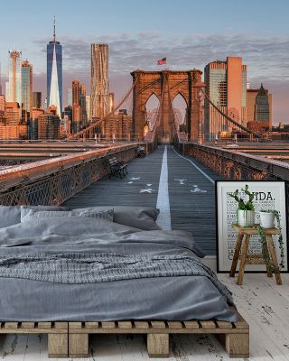 Brooklyn Bridge at Sunrise Wallpaper Mural
