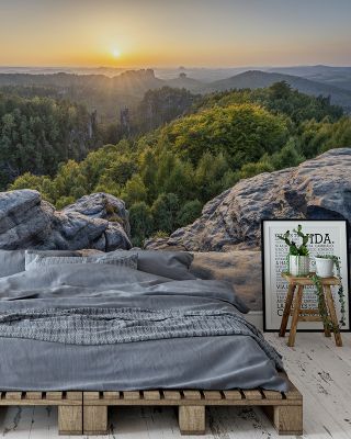 Carolafelsen Sunset Wallpaper Mural