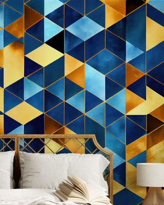 Cell Mosaic Wallpaper Mural