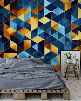 Cell Mosaic Wallpaper Mural