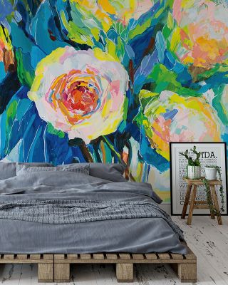 Charm Bouquet Wallpaper Mural