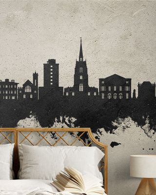 Chelmsford England Skyline Concrete Wallpaper Mural