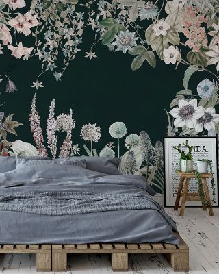 Coming Through Dark Wallpaper Mural