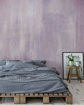 Concrete Surface, Lilac Wallpaper Mural