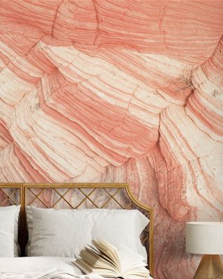 Coyote Buttes VII Blush Wallpaper Mural