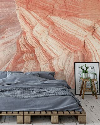 Coyote Buttes VII Blush Wallpaper Mural