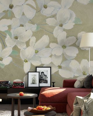 Dogwood Delight Wallpaper Mural