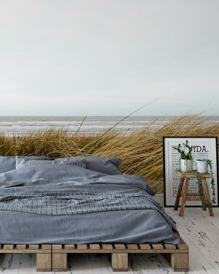 Fall Beach Wallpaper Mural