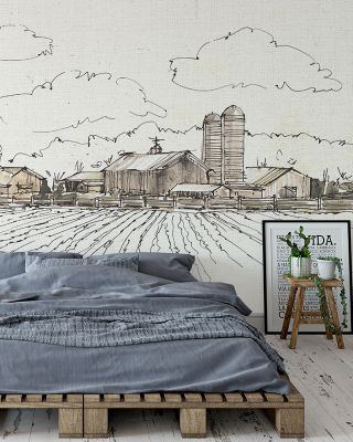 Farm Memories I Wallpaper Mural