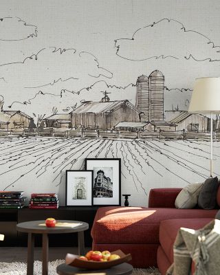 Farm Memories I Wallpaper Mural