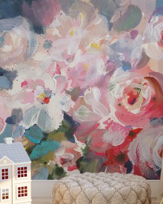 Floral Full Wallpaper Mural