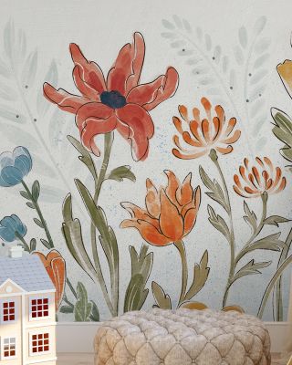 Floral In Sight Wallpaper Mural