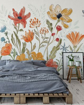 Floral In Sight Wallpaper Mural