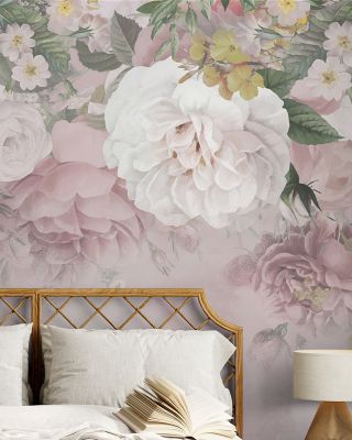 Gentle Flowers Wallpaper Mural