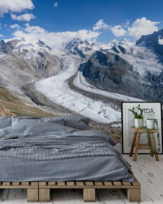Gorner Glacier Wallpaper Mural