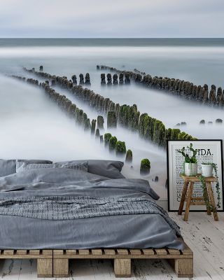 Groyne Modern Industrial Wallpaper