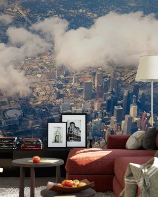 Houston Texas Cityscape Vibrant Wallpaper