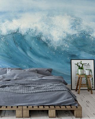 In The Curl Ocean Wave Wallpaper