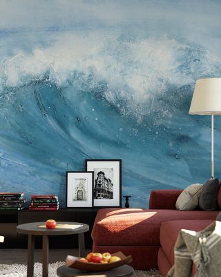 In The Curl Ocean Wave Wallpaper