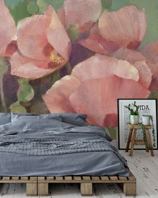 Just Poppies Floral Wallpaper