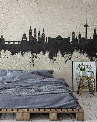 Koblenz Germany Skyline Concrete Wallpaper