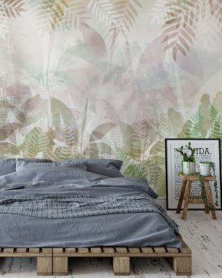 Liquid Tropic Vibrant Abstract Wallpaper