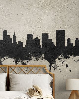 Memphis Tennessee Skyline Concrete Wallpaper