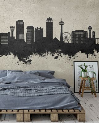 Niagara Falls Skyline Concrete Wallpaper